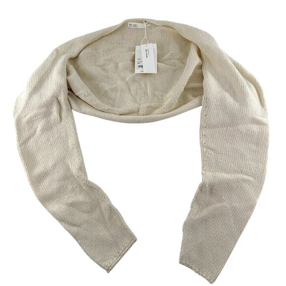 Oak+Fort Women's Cream Knit Bolero Size XS - Picture 4 of 9